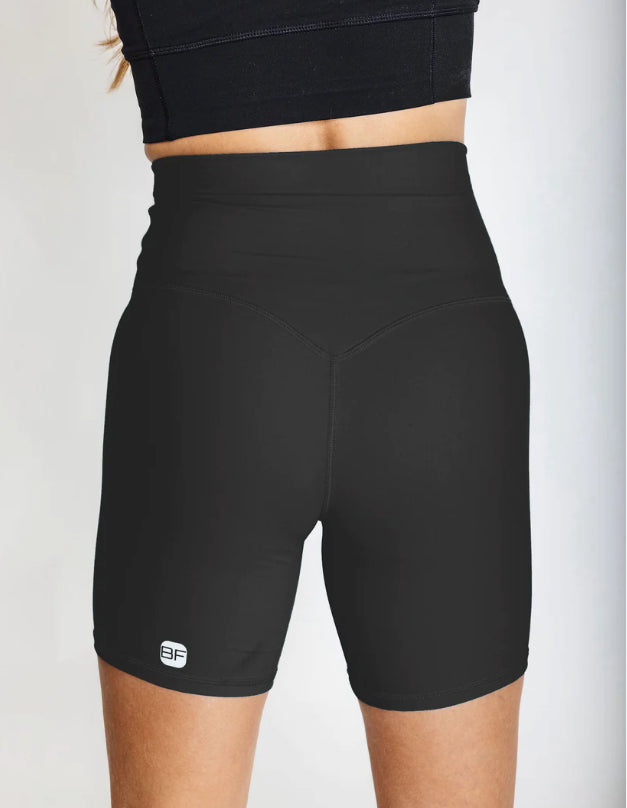 AJISAI Women's Size M Biker Shorts Black Pro Compression for Yoga